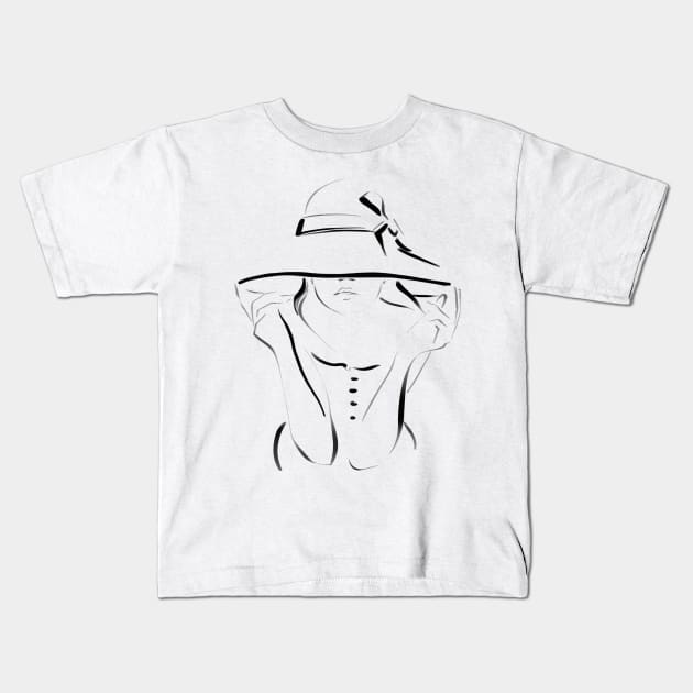 Girl Kids T-Shirt by lizaplatonova